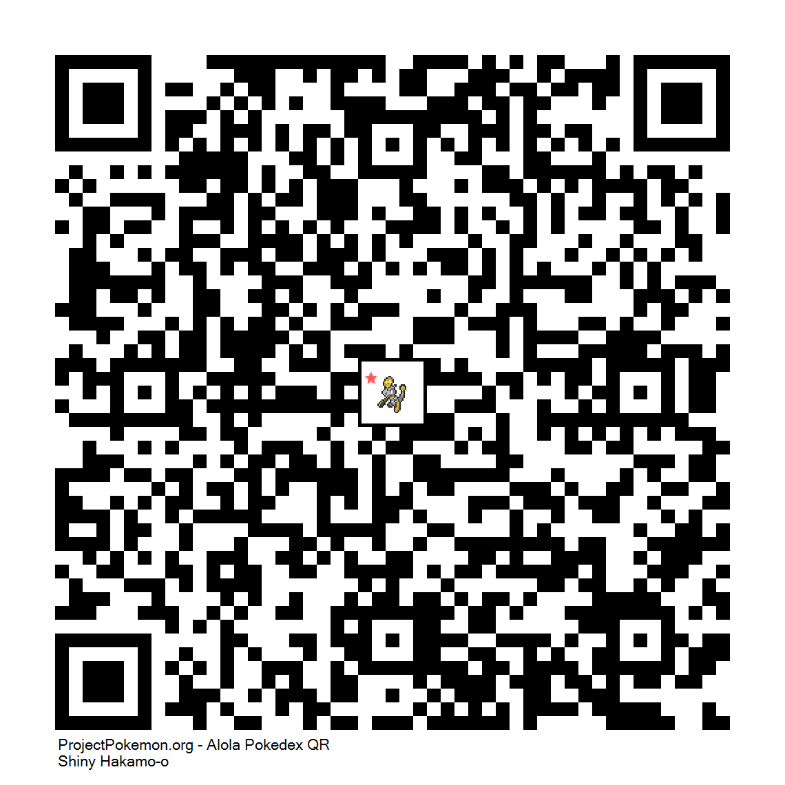 Cdigo QR de Hakamo-o variocolor